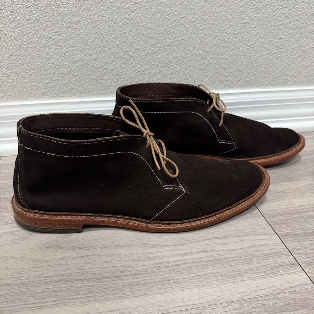 Allen Edmonds, Brown, Suede, Amok Chukka Boots, in Snuff Suede | Men’s 13